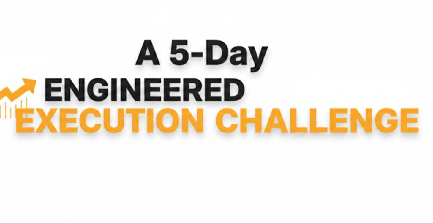 A 5-Day Engineered Execution Challenge