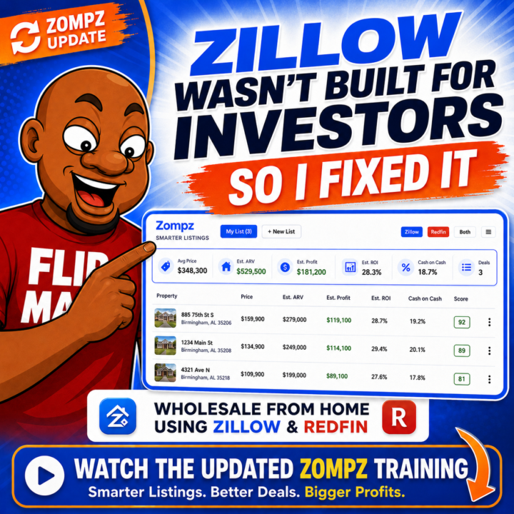 Zillow Wasn’t Built for Investors—So I Fixed It 🔥 (Zompz Update)