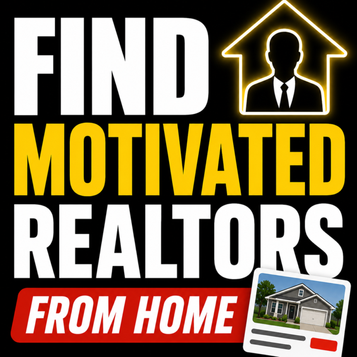 🔥Free Training: 🚀 How To Find Motivated Realtors Sitting On Listed Deals