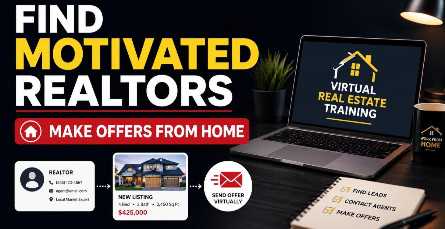 Motivated Realtors: Make Offers From Home