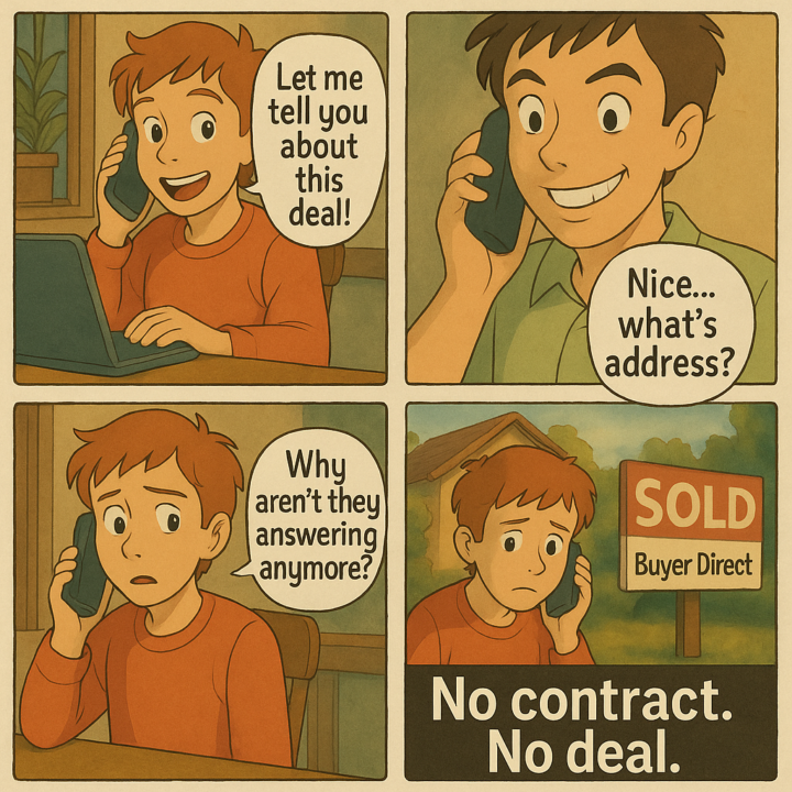 ❗️Should you ever talk to a buyer before you have a contract signed? 🤝