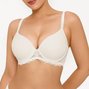 [Popilush] Lace Trim Full Coverage Support Bra for Women ✨👗 [12% Commission]