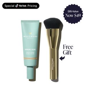 [westmore beauty] Supreme Creme Buildable Skin Tint + Free Foundation Brush [16% aff 10% ads]