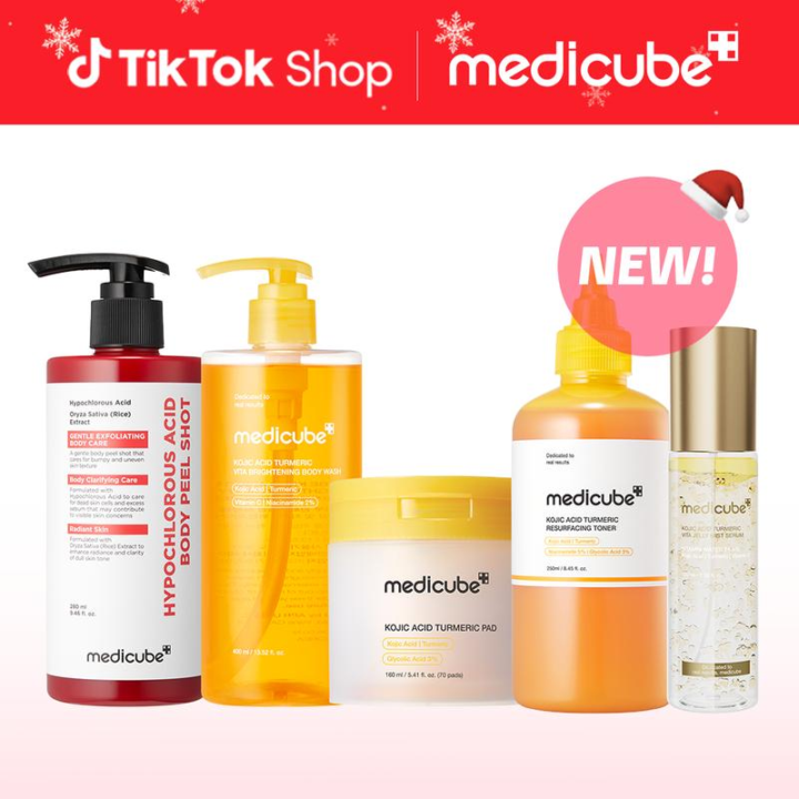 [medicube] NEW!!! Smooth & Clear Body Care Set [18% comm]