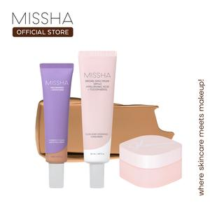 [MISSHA] Serum BB + Glow Skin Balm + Hydrating Sunscreen Trio [20% aff 15% ads]