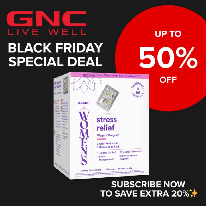 [GNC] Women's Stress Relief Vitapak [23% commission]