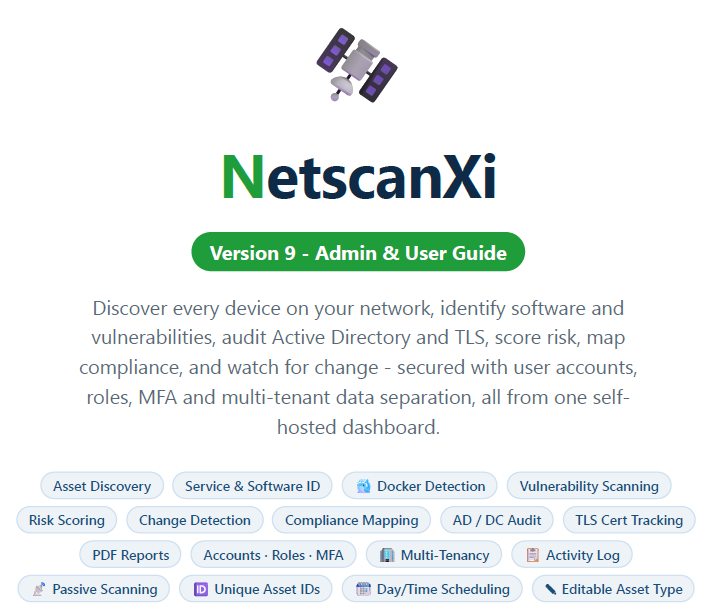 NetScanXi v9r4 (Multi-Tenant)