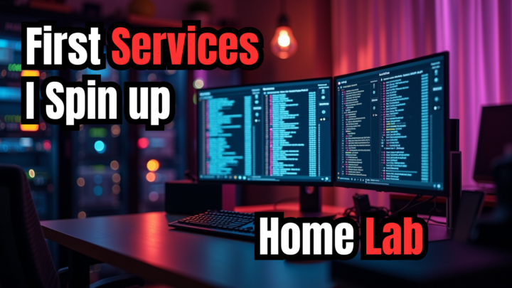What are your first services you spin up in a home lab?