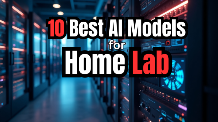 Best AI models for home lab - Here are a few