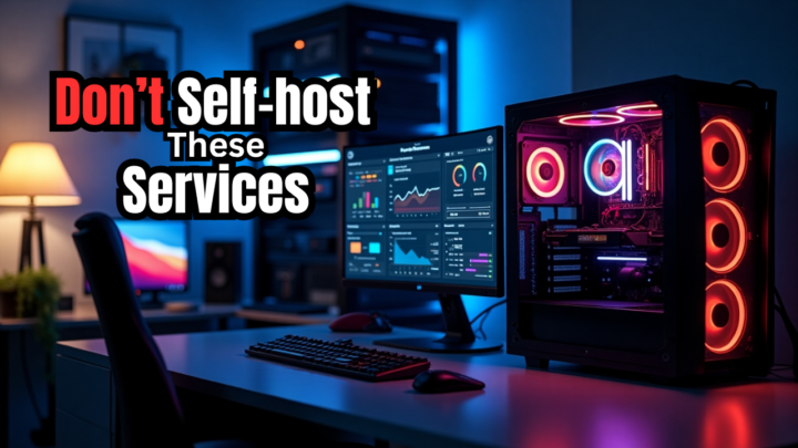 Services that aren't worth self-hosting: let me know your thoughts?