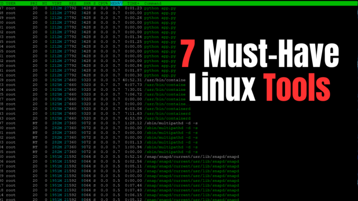 What are your goto Linux tools for home lab servers?