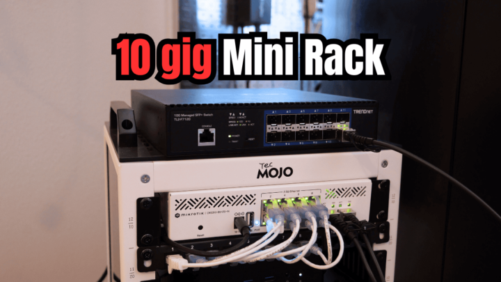 I upgraded to a 10 gig switch for Proxmox Ceph cluster in Home Lab Mini Rack