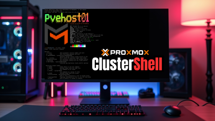 Use ClusterShell for your Proxmox VE Server hosts in the Home Lab