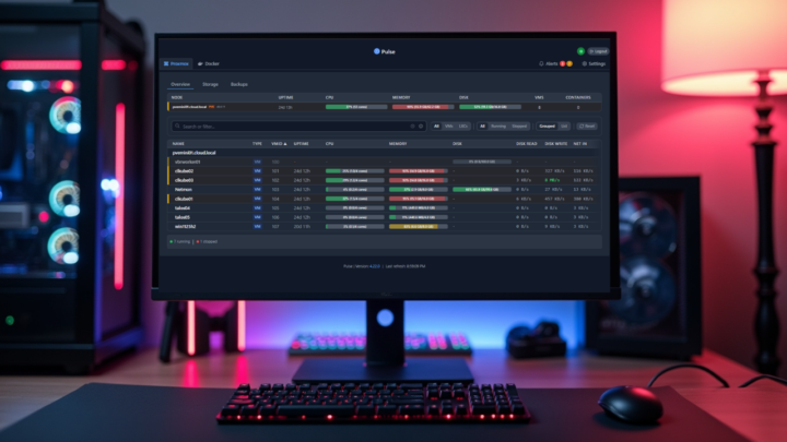 New Proxmox Monitoring Tool Pulse for Monitoring Dashboard