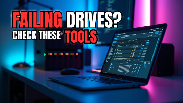 What tools do you use to find failing drives in the home lab?