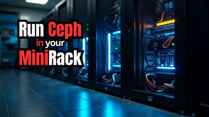 I went with Ceph for my Talos Kubernetes Minirack Home Lab