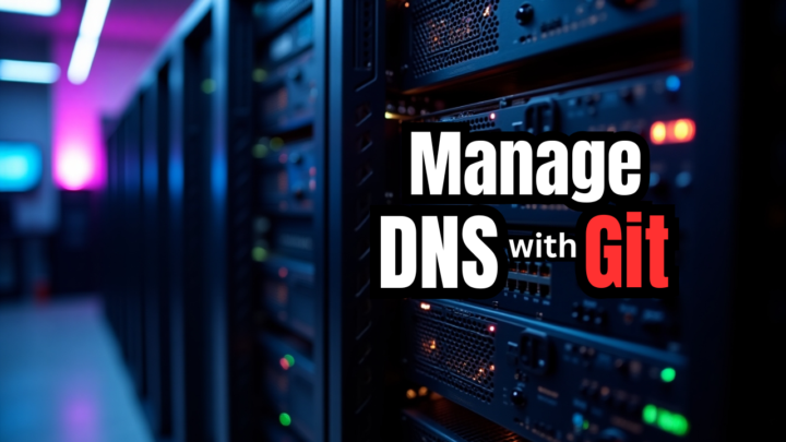 Can you manage DNS with Git? Yes you can, highly recommended!