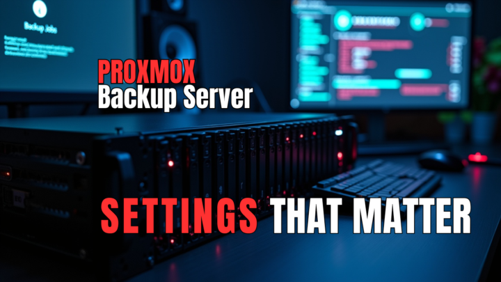Check out these Proxmox Backup Server settings for Home Lab