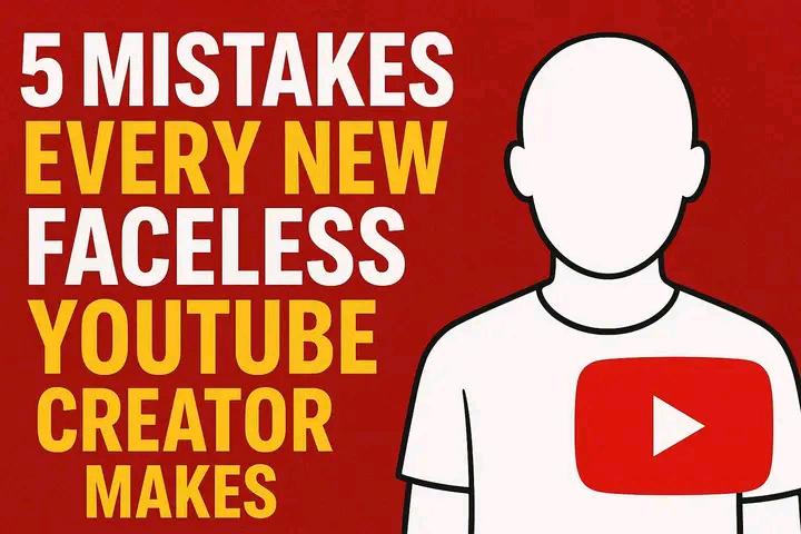 🔥 5 Mistakes Every New Faceless YouTube Creator Makes — And How to Avoid Them!
