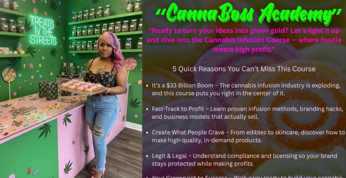 CANNABIS INFUSION COURSE - w/ Felisha R.