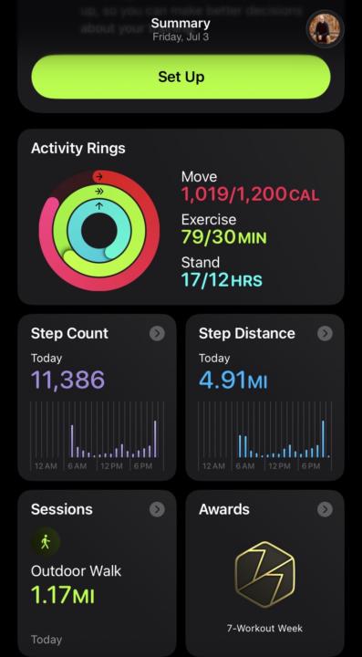 7/10 Check-in for Mark