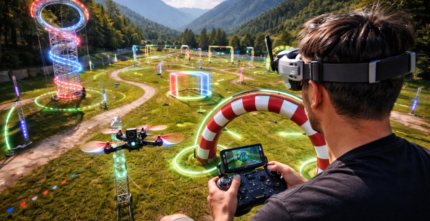 Pag-aaral ng pagpapalipad ng FPV sa Acro mode