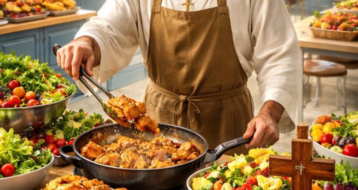 Jesus’ cooking