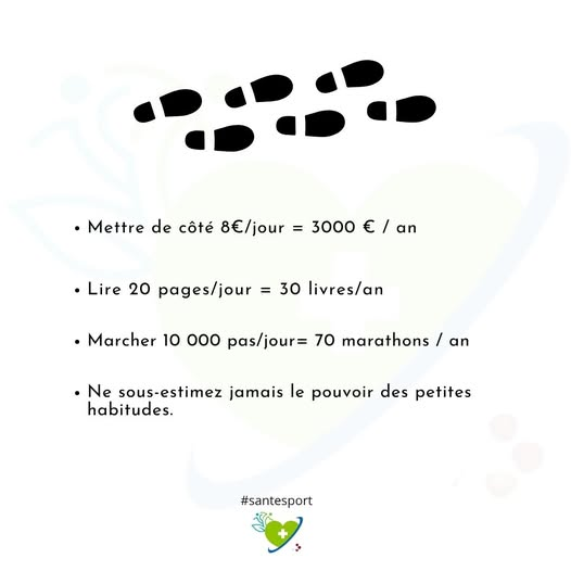 chaque petite routine compte!
