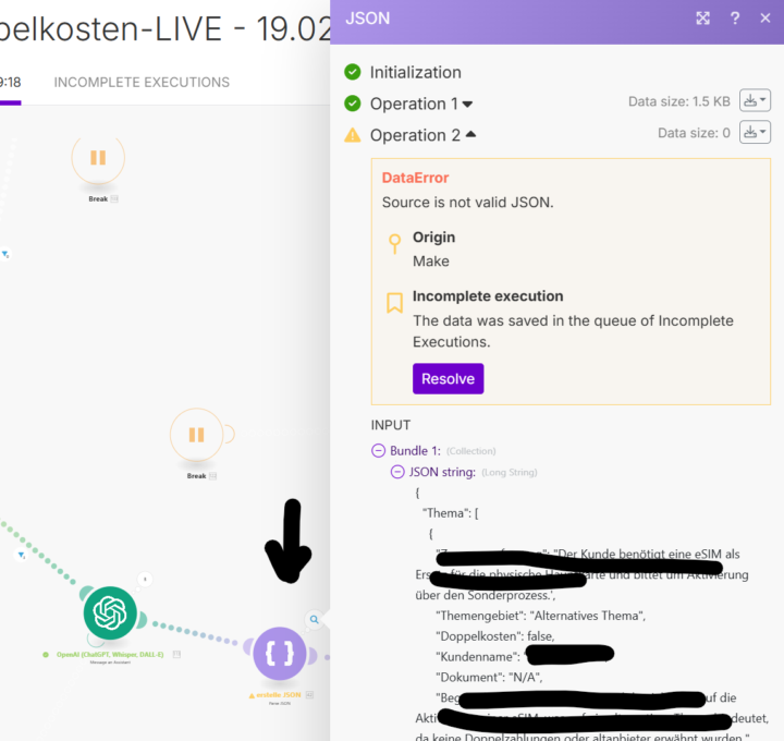 Inconsistent JSON Output in Assistant 