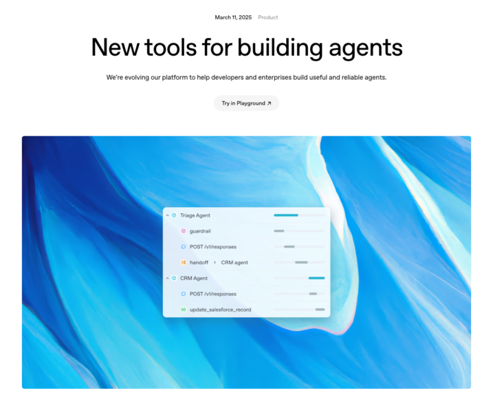OpenAI API Updates - March 11