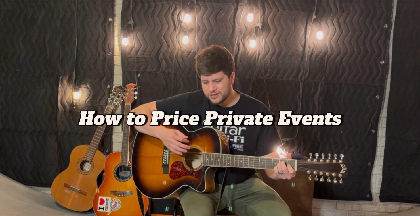 How To Price Private Events