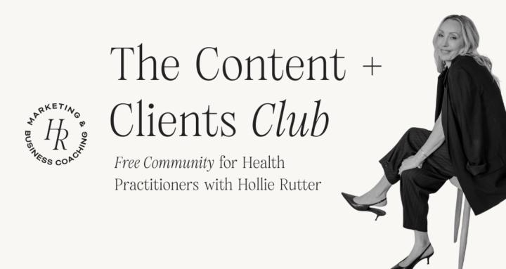 The Content + Clients Club