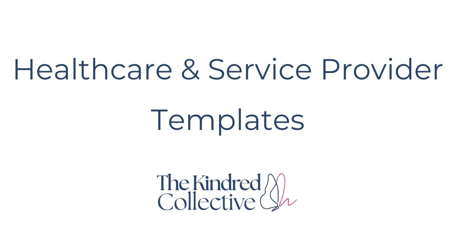 Healthcare & Service Provider Templates
