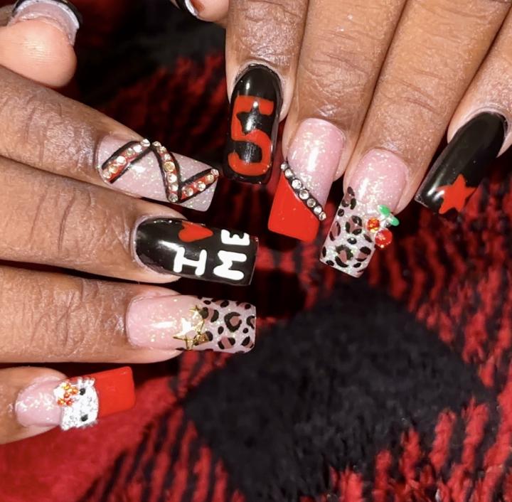 Bday nails 