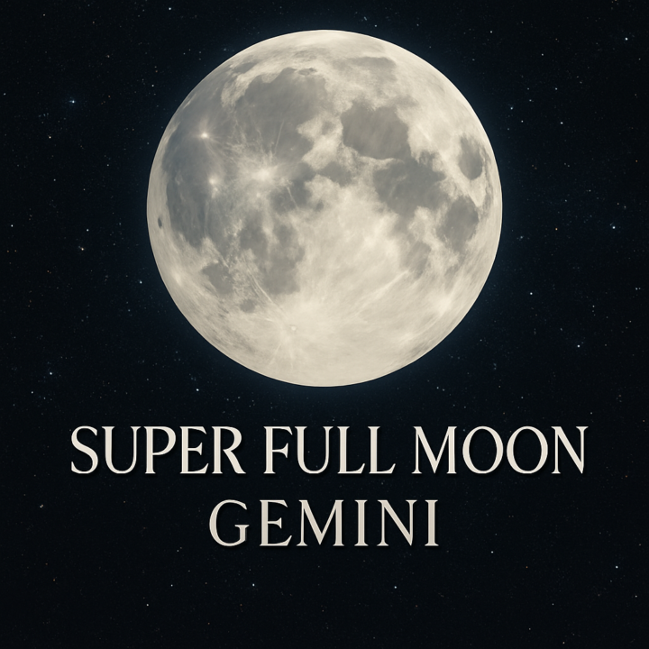 🌕   SUPER FULL MOON IN GEMINI — EXPOSURE ENERGY