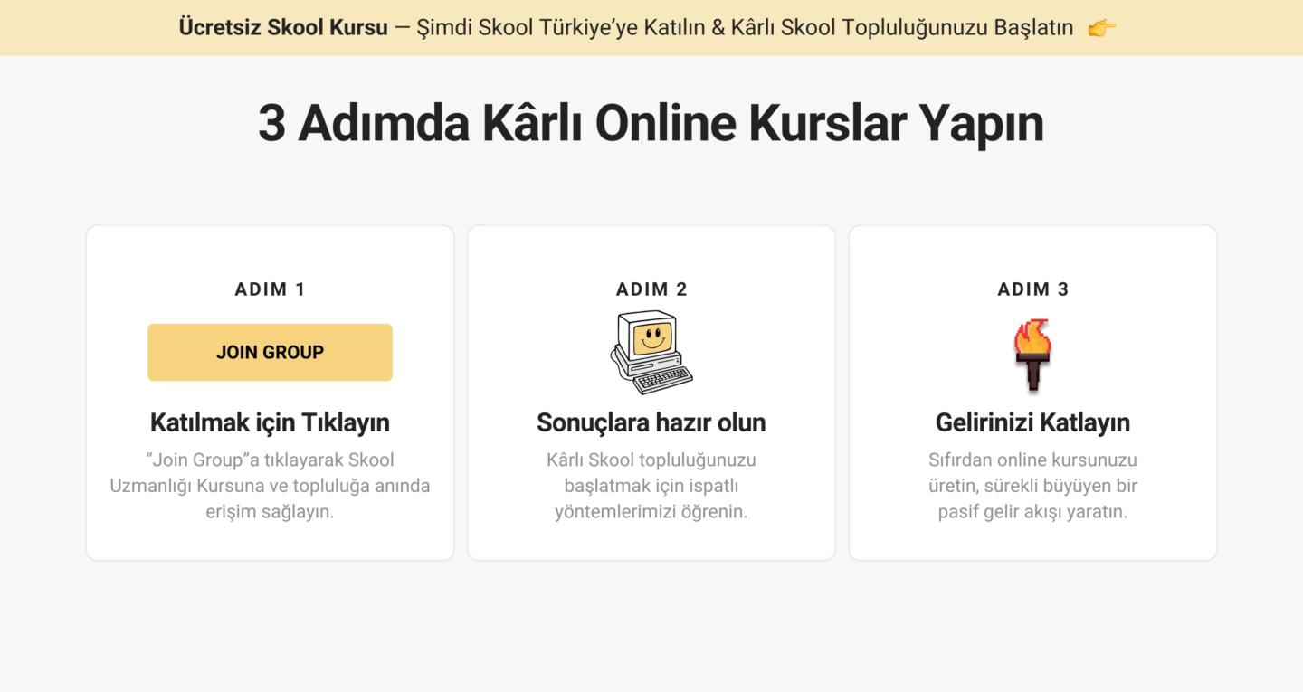 Skool Türkiye (Ücretsiz)
