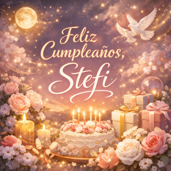 FELIZ CUMPLEAÑOS STEFY🎈🎉🌈