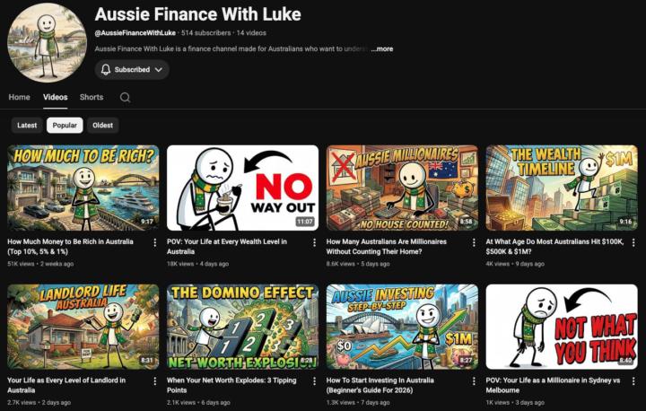 This channel is honestly a super interesting idea