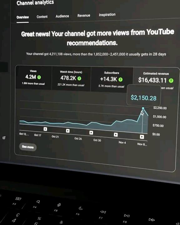 YouTube automation channel earnings 