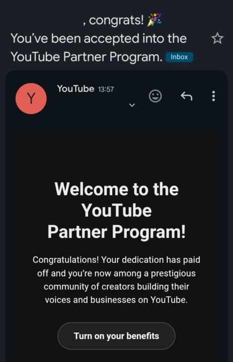 Officially monetized 