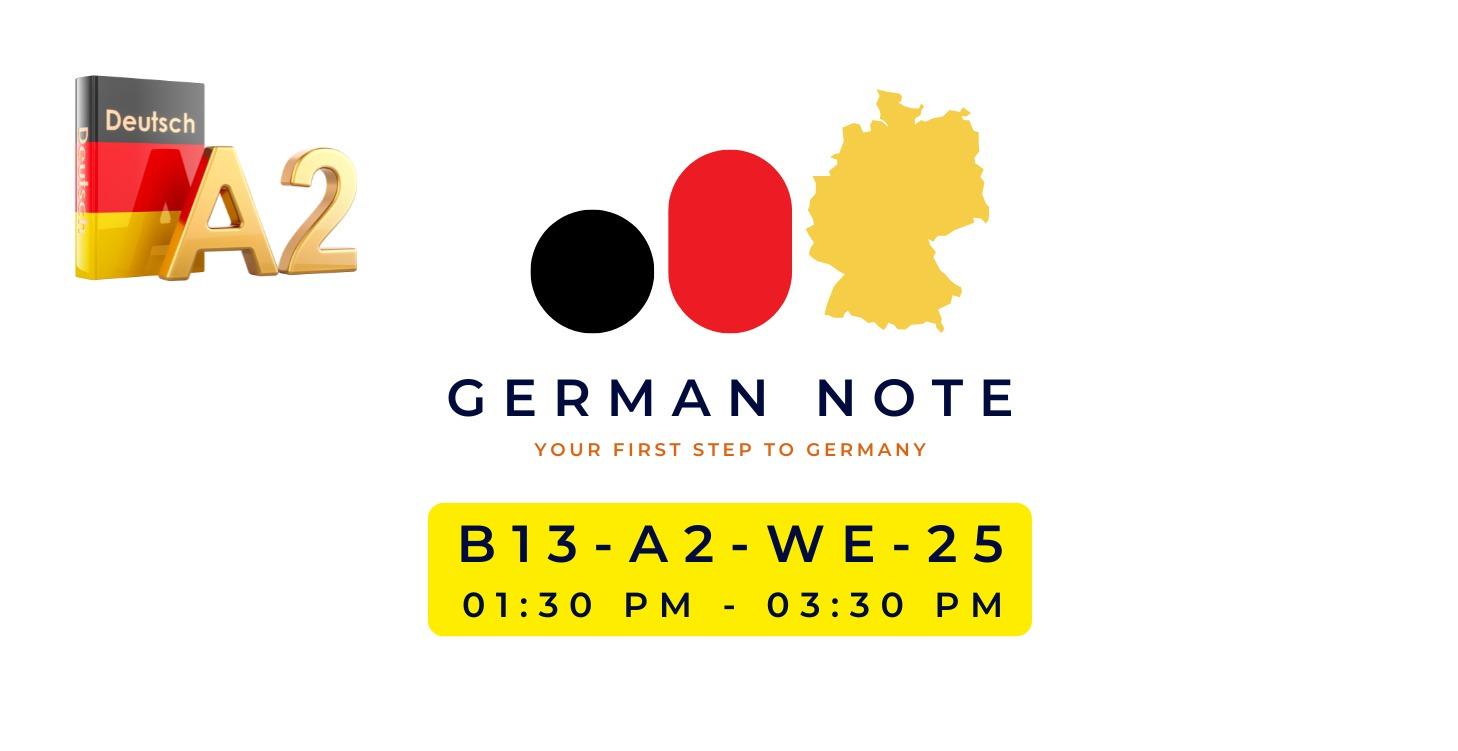 Nov: B13-A2-WE-25 (0130 PM)