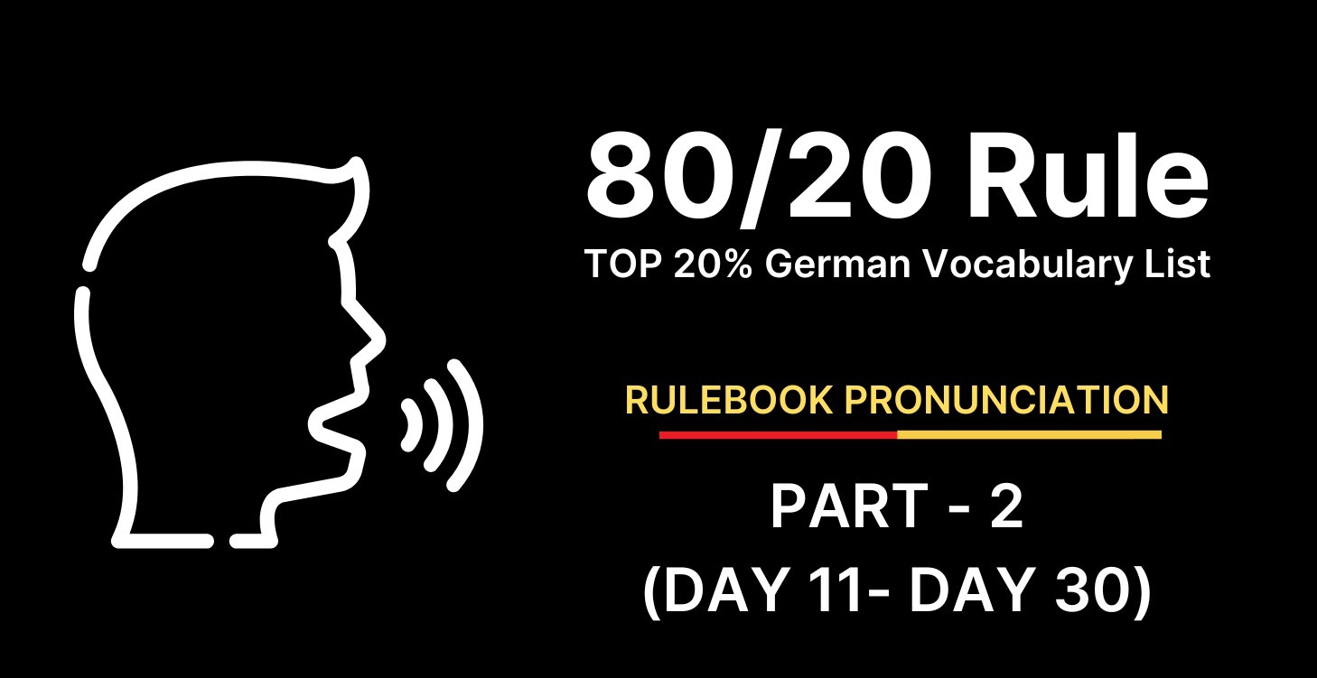 80/20 Rule Book Pronunciation - PART 2