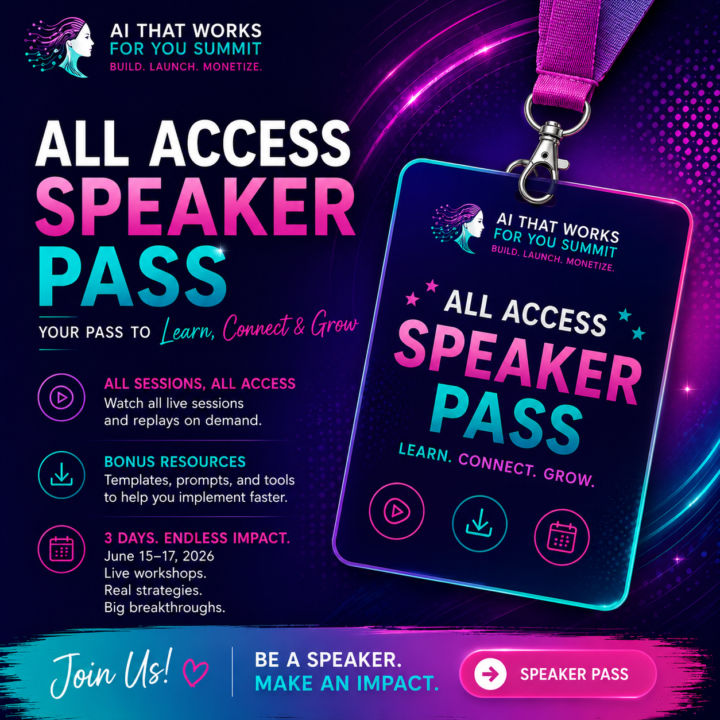 🚨 The All-Access Speaker Pass is officially on sale now 🚨