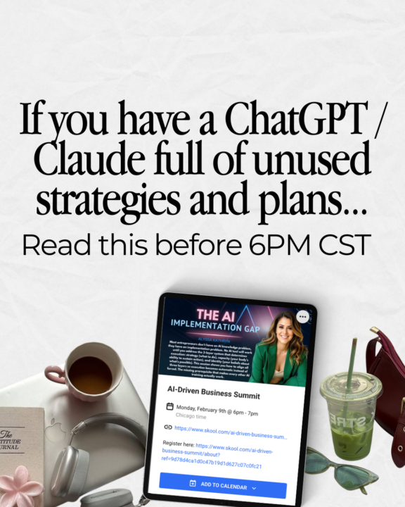 If you have a ChatGPT full of unused strategies... read this before 6PM CST