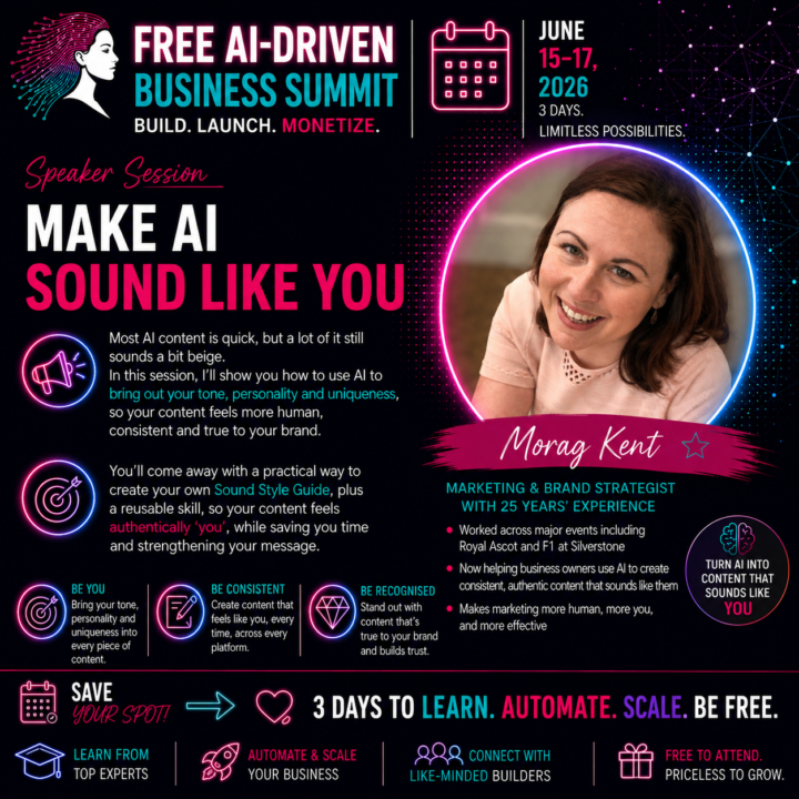 🤔What's your biggest bugbear with AI copy? (+ speaker intro from me)