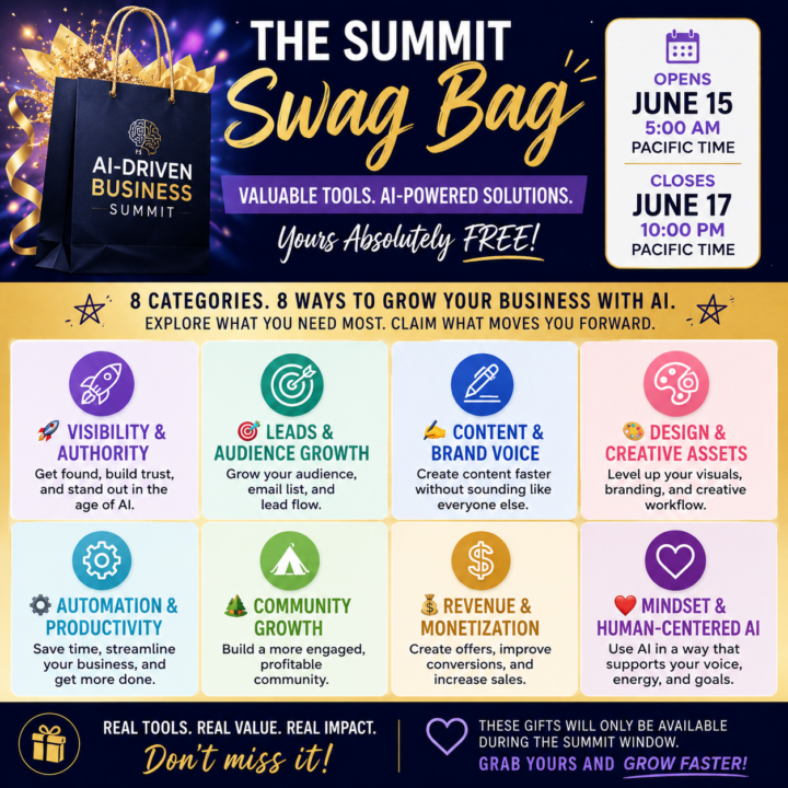 🎁 SUMMIT SWAG BAG IS COMING!