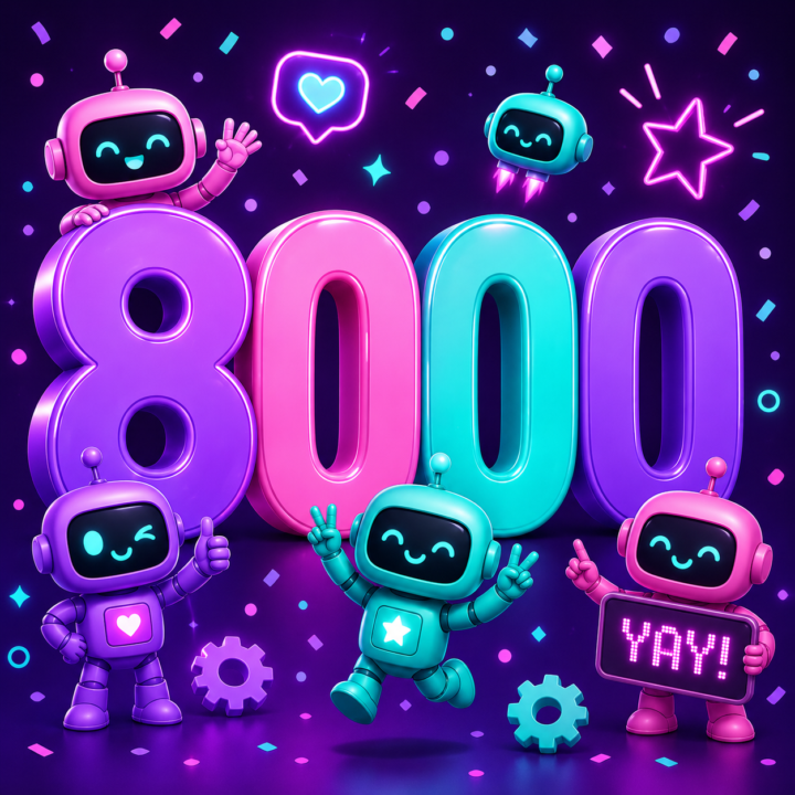We did it!! 8000 members