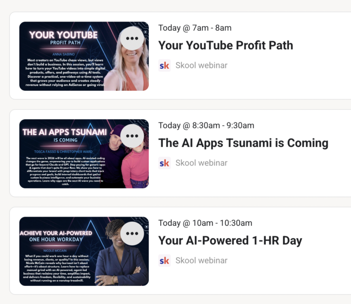 🎉 COMING UP: DAY 1 - FEBRUARY 9