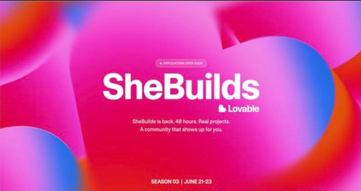 SheBuilds Dates: June 21-23