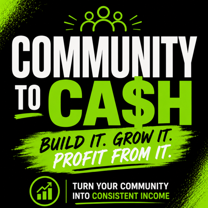 Stop building a free community with no next step.